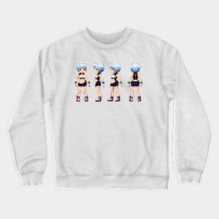 Cute Cartoon Girls Crewneck Sweatshirt